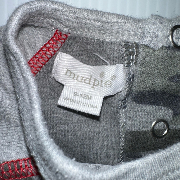 Mud Pie Kids Baby Santa Camo Christmas 1 Pc Boys Outfit Set 9-12 months Boy - Picture 7 of 8